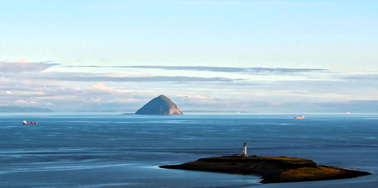 Kildonan Beach -  Pladda Island & Ailsa Craig View.  Arran. Scotland.