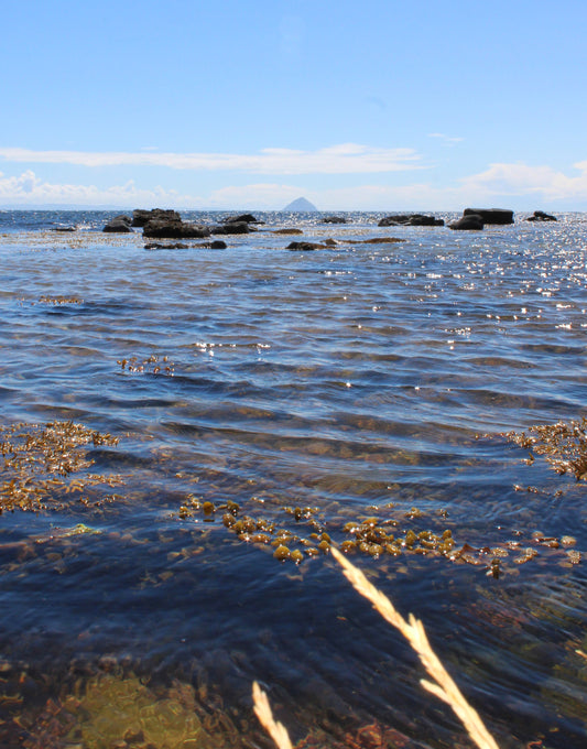 Kildonan Beach - Pladda Island View. Arran -  Scotland.