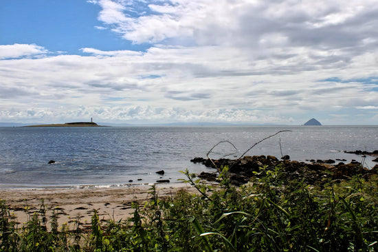 Kildonan Beach -  Pladda Island & Ailsa Craig View.  Arran -  Scotland. 2024