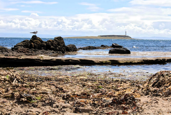 Kildonan Beach -  Pladda Island View. Arran - Scotland.