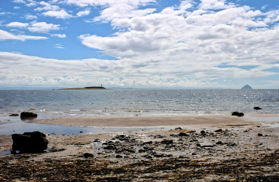 Kildonan Beach -  Pladda Island & Ailsa Craig View.  Arran -  Scotland.