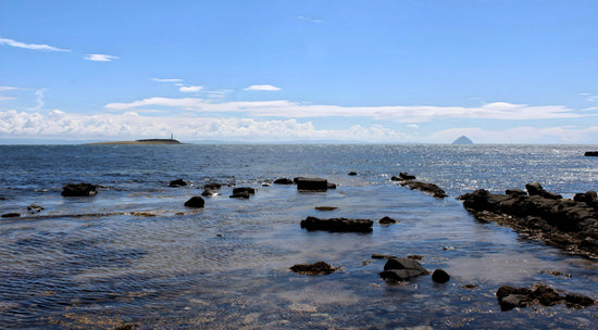 Kildonan Beach -  Pladda Island & Ailsa Craig View.  Arran -  Scotland.