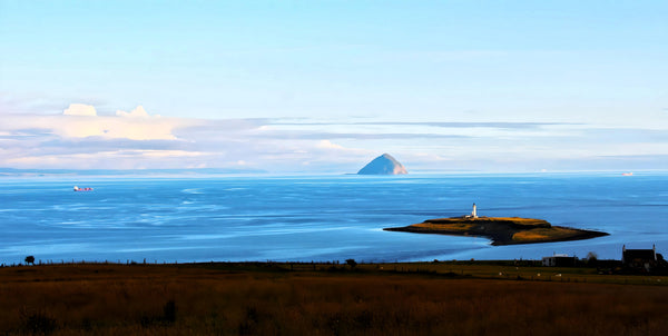 Pladda Island - Ailsa Craig - Isle of Arran. Scotland.