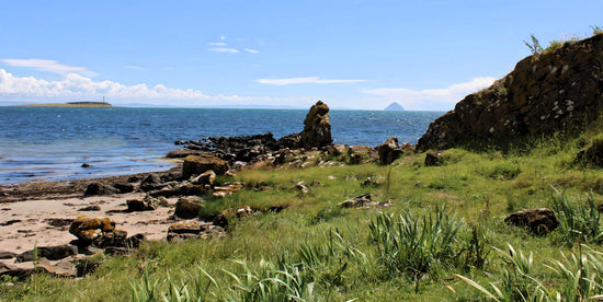 Kildonan Beach -  Pladda Island & Ailsa Craig View.  Arran -  Scotland. 2024