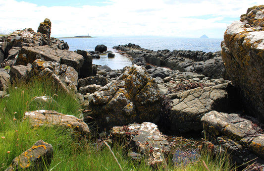 Kildonan Beach - Pladda Island & Ailsa Craig View.  Arran -  Scotland.