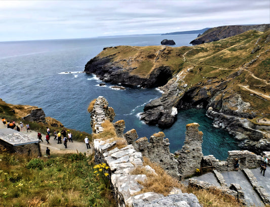 Tintagel Castle  -  Cornwall. England.