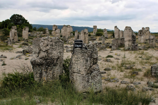 The Roaming Bag of Rotherham @ The Stone Forest - Varna. Bulgaria.