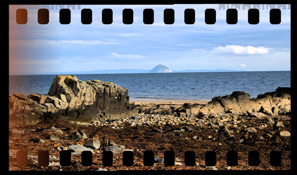 Sliddery - Ailsa Craig  View - Isle of Arran. Scotland.