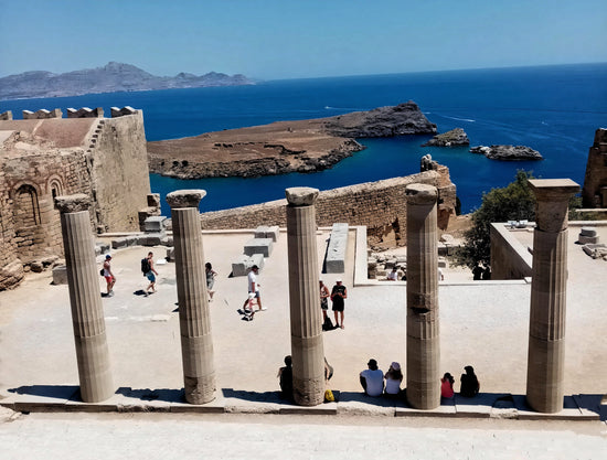 Acropolis - Lindos. Rhodes - Greece.