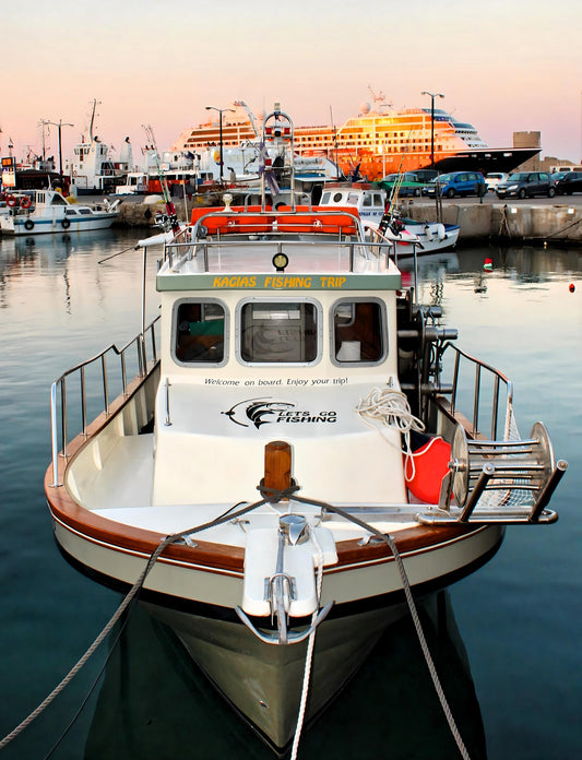 Mandraki Harbour - Rhodes. Greece.