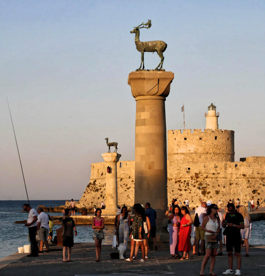 Dama - Dama. Mandraki Harbour - Rhodes. Greece.