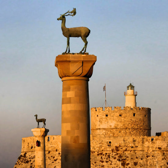 Dama - Dama - Mandraki Harbour. Rhodes - Greece.