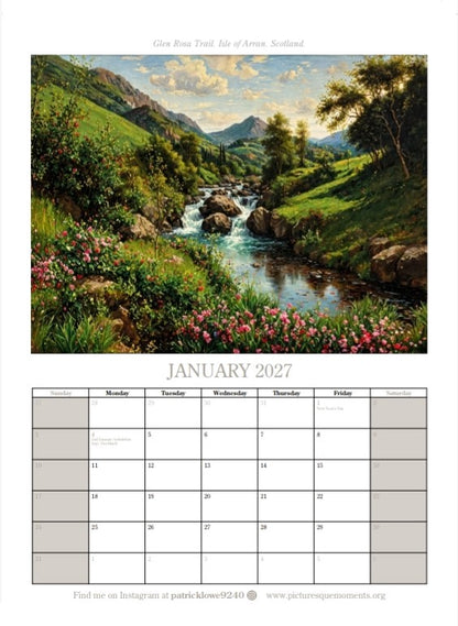 The Scotland 2027 Calendar.