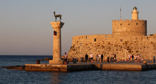 Mandraki Harbour. Dama - Dama. Rhodes. Greece.