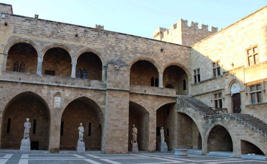 Palace of the Grandmaster of the Knights of Rhodes - Rhodes Medieval Town. Greece.