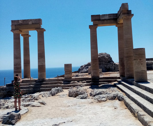 Acropolis - Lindos. Rhodes - Greece.