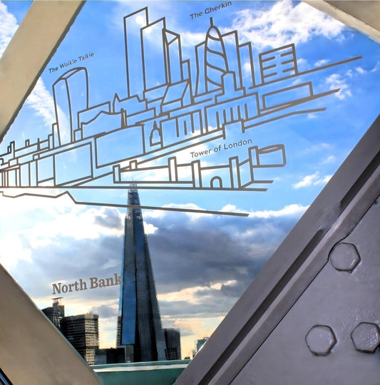 Tower Bridge Glass Floor - The Shard. London - England.