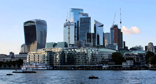 Walkie Talkie & The Cheese Grater.  Skyscrapers - London. England.