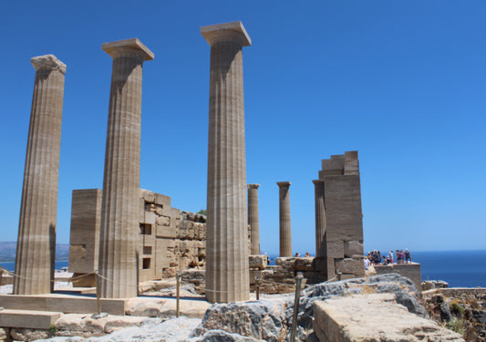 Acropolis - Lindos. Rhodes - Greece.