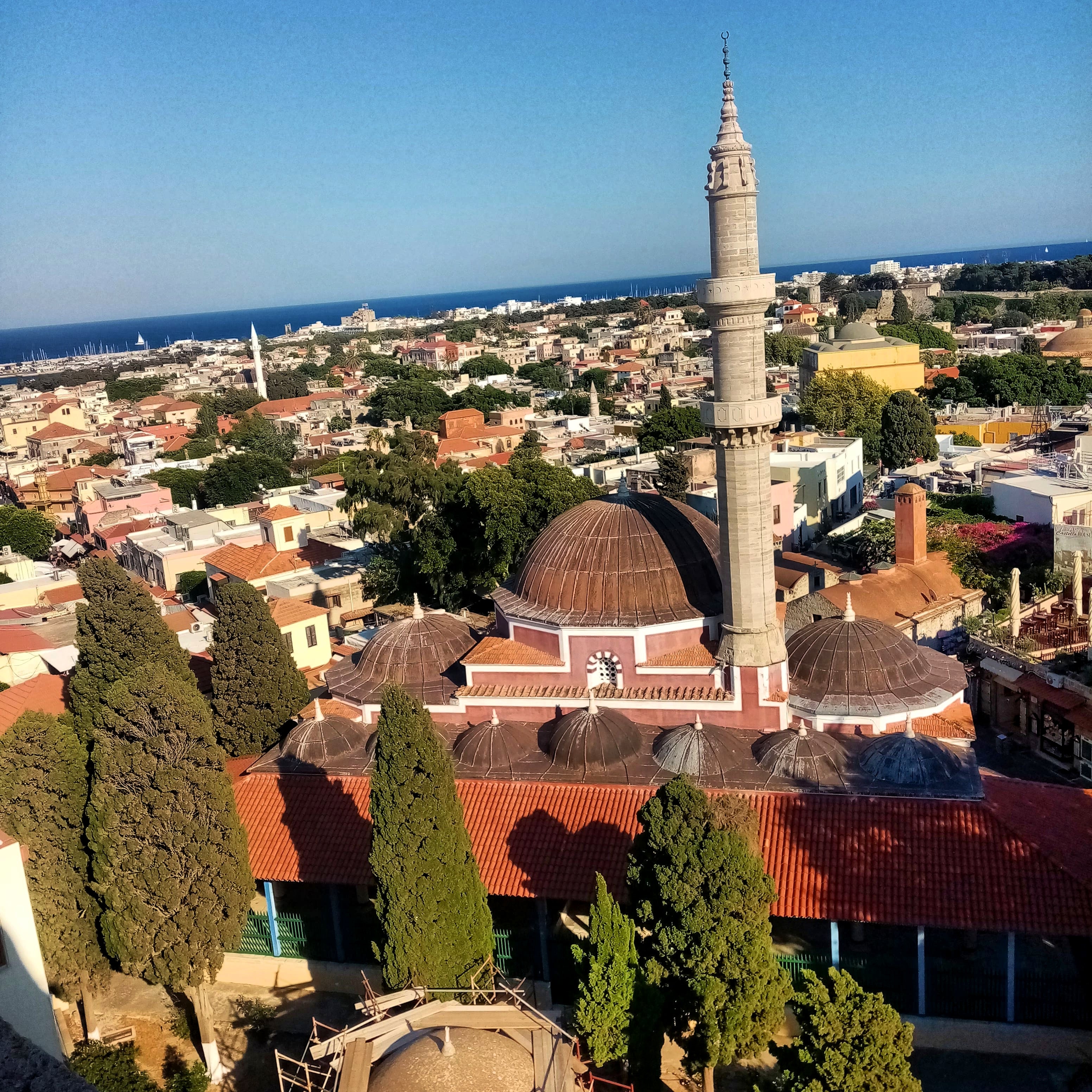 Roloi Clock Tower View - Rhodes Medieval Town. Greece. – Picturesque ...