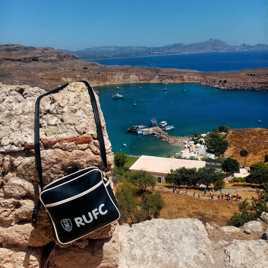 The Roaming Bag of Rotherham @ The Acropolis - Lindos.  Rhodes - Greece.