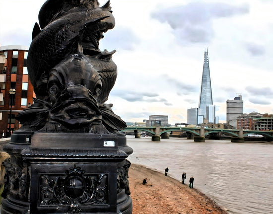 River Thames - The Shard. London - England.