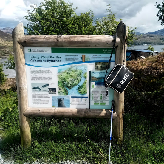 The Roaming Bag of Rotherham @ The Kylerhea Otter Hide - Skye. Scotland.