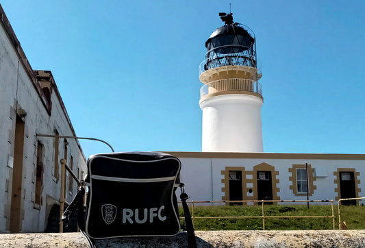 The Roaming Bag of Rotherham @ The Neist Point Lighthouse - Skye. Scotland.