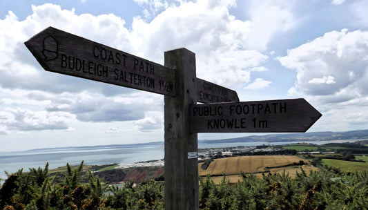 South West Coastal Path  -  Devon. England.