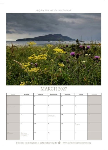 The Scotland 2027 Calendar.