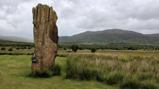 The Roaming Bag of Rotherham @ The Machrie Moor Standing Stones - Isle of Arran. Scotland.