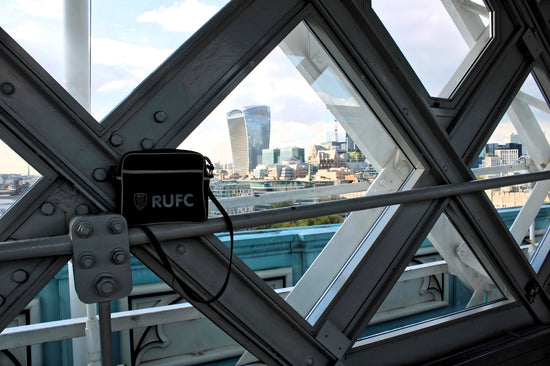 The Roaming Bag of Rotherham @ The Tower Bridge Glass Floor - London. England.