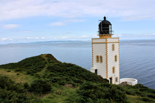 Holy Island Lighthouse - Isle of Arran. Scotland.