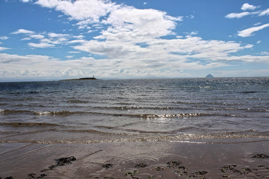 Kildonan Beach - Pladda Island &  Ailsa Craig View. Arran  -  Scotland.