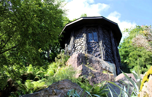 Brodick Castle Gardens - Bavarian Summer House.  Isle of Arran - Scotland.