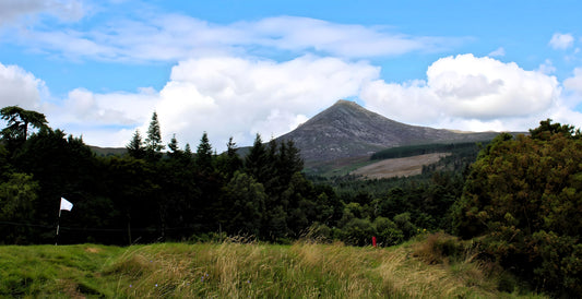 Brodick Golf Course - Goatfell Mountain.  Isle of Arran -  Scotland.