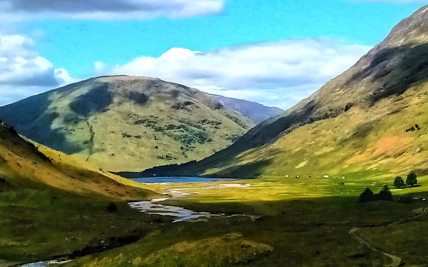 Glencoe Mountains - Scotland.