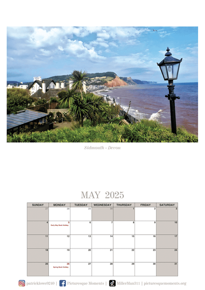 Cornwall & Devon Calendar 2025