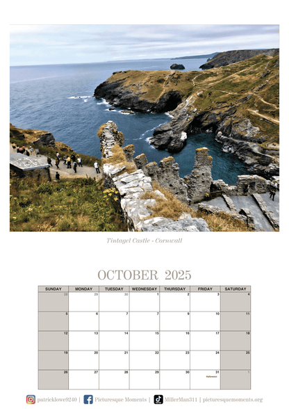 Cornwall & Devon Calendar 2025