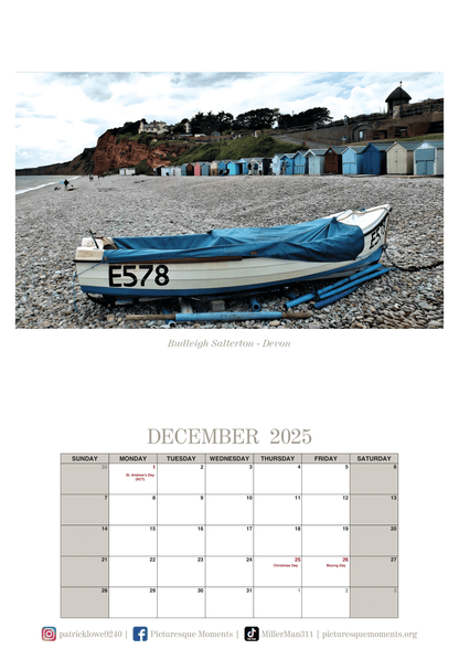 Cornwall & Devon Calendar 2025