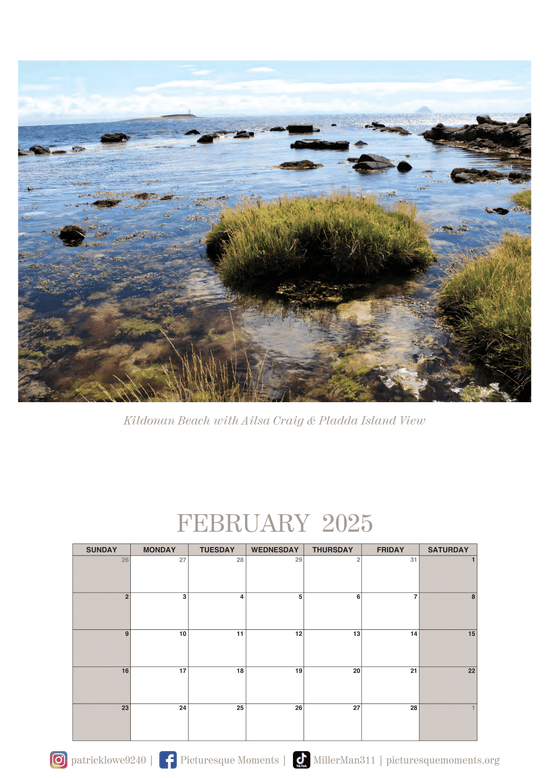 Isle of Arran Calendar 2025