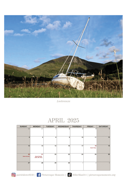 Isle of Arran Calendar 2025