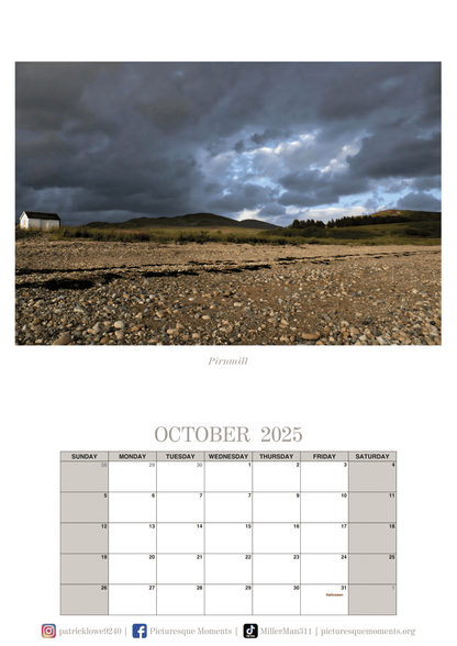 Isle of Arran Calendar 2025