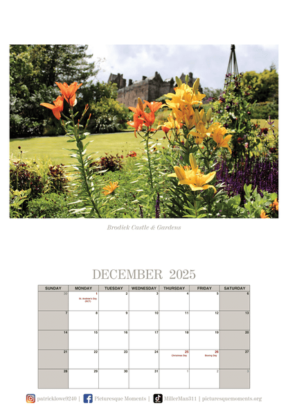 Isle of Arran Calendar 2025