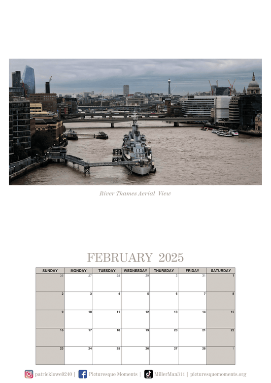 London Calendar 2025