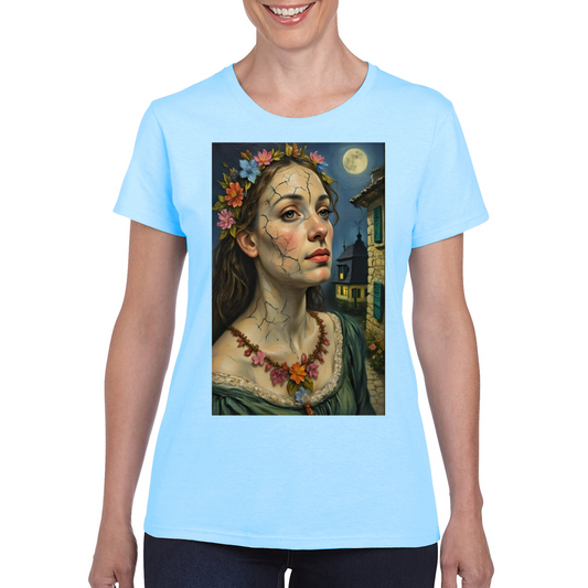 Canvas Art. The Ladies Funky Art T - Shirt.