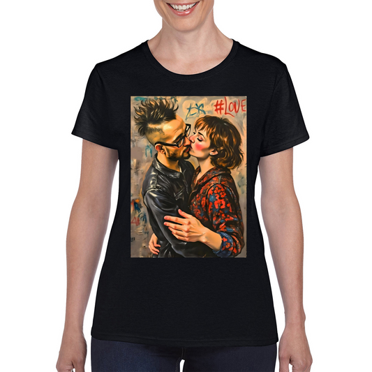 Canvas Art. The Ladies Funky Art T - Shirt.