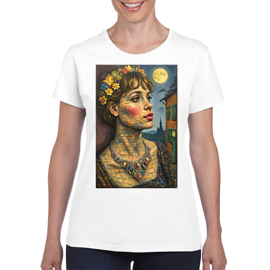 Canvas Art. The Ladies Funky Art T - Shirt.