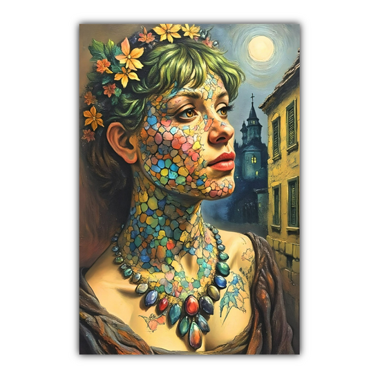 Canvas Art - Funky Art Portraits.
