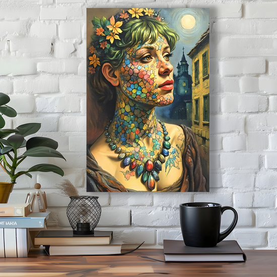 Canvas Art - Funky Art Portraits.